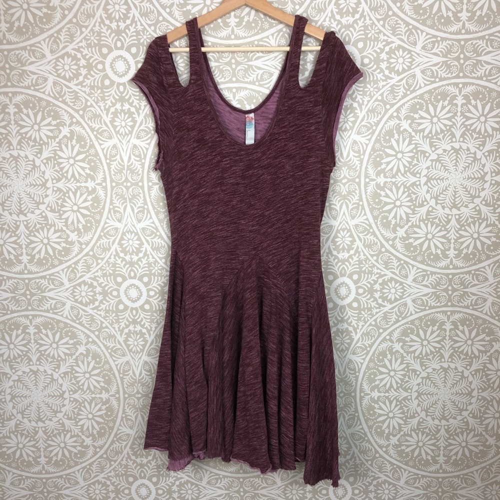 FP Beach | Comfy Fit and Flare Cold Shoulder Dress